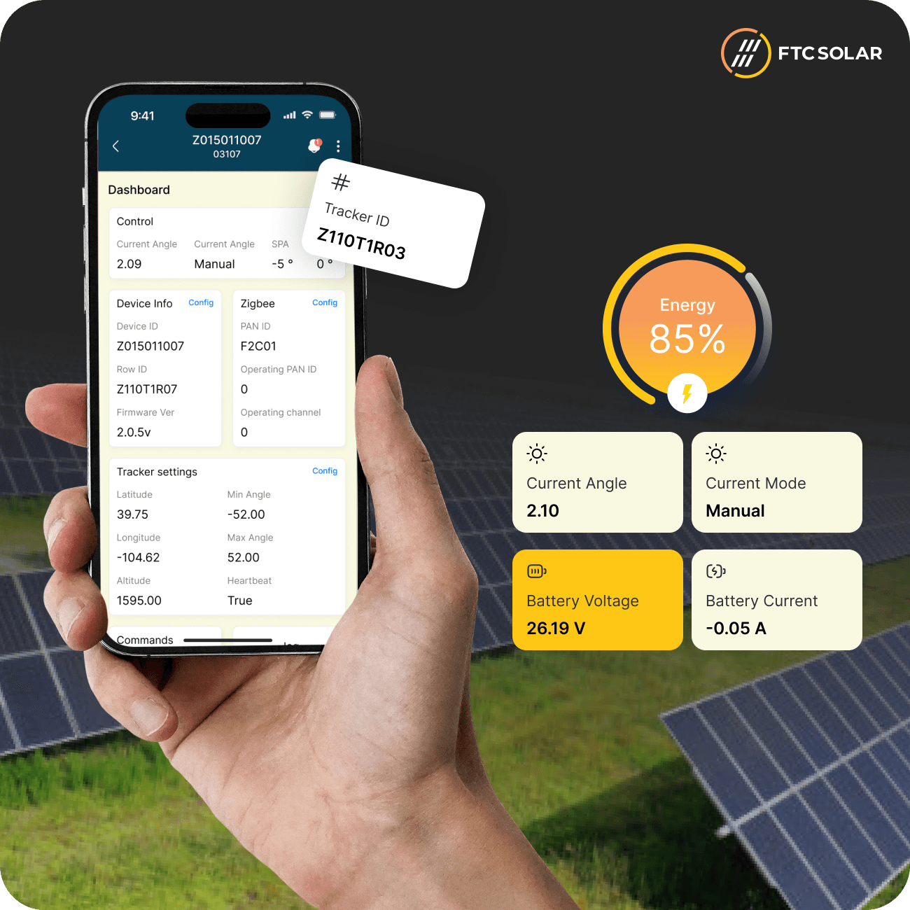 FTC Solar, IoT field-control app